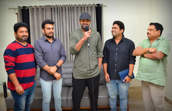 young rebel star,prabhas,22 movie,song,launch  ‘22’ సినిమా బిగ్ హిట్ అవ్వాలి: ప్రభాస్