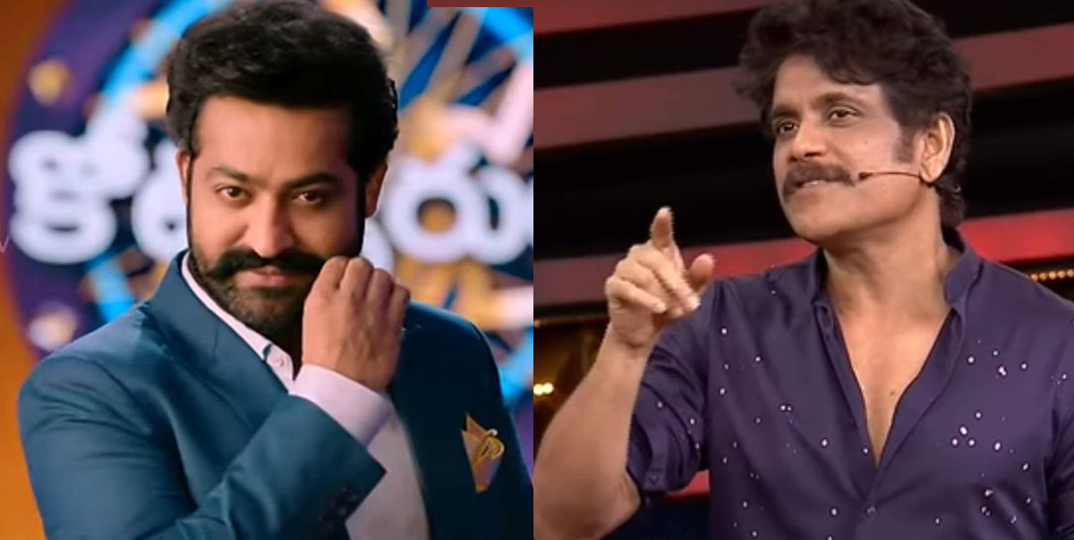 younger tiger ntr,evaru meelo koteeswarudu show,star maa,nagarjuna,bigg boss season 5  ఎన్టీఆర్ vs నాగార్జున?